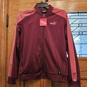 Puma zip front track jacket